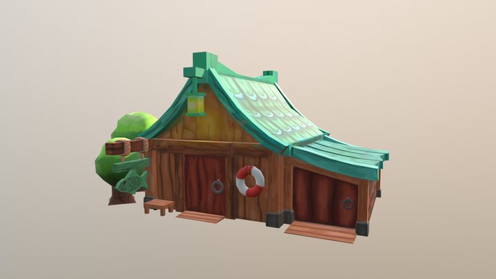 Fisherman 3D Model