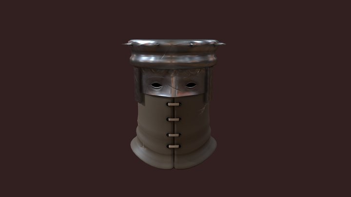 Royal Knight helmet 3D Model