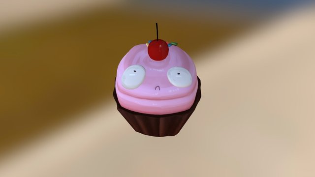 Lulu cupcake 3D Model