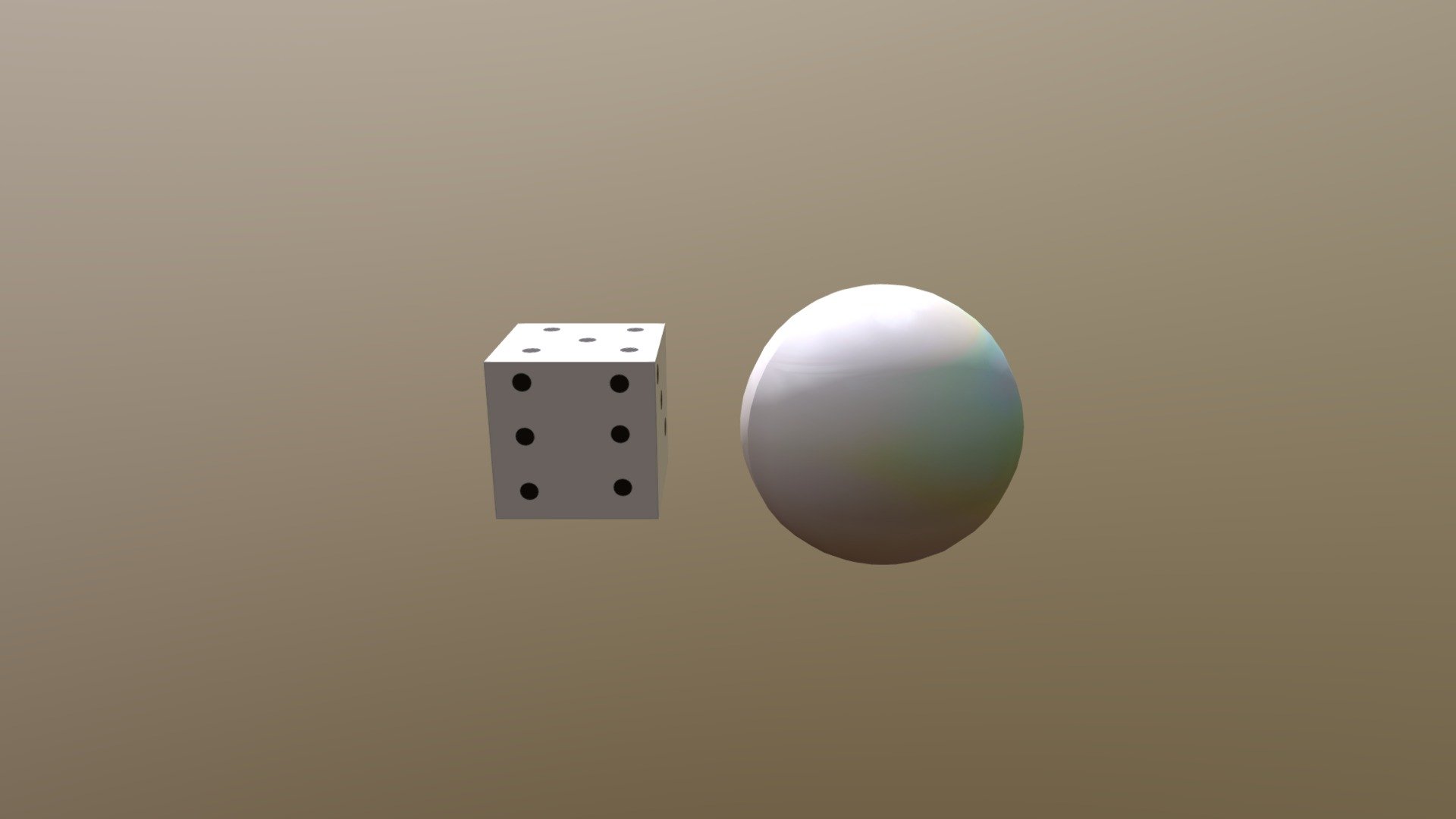 dice and bubble