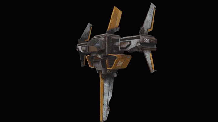 Spaceship 23 3D Model