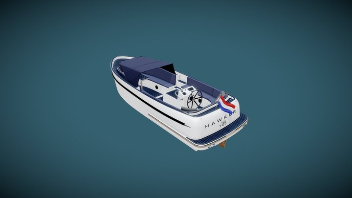 TENDER HAWKER 725 3D Model