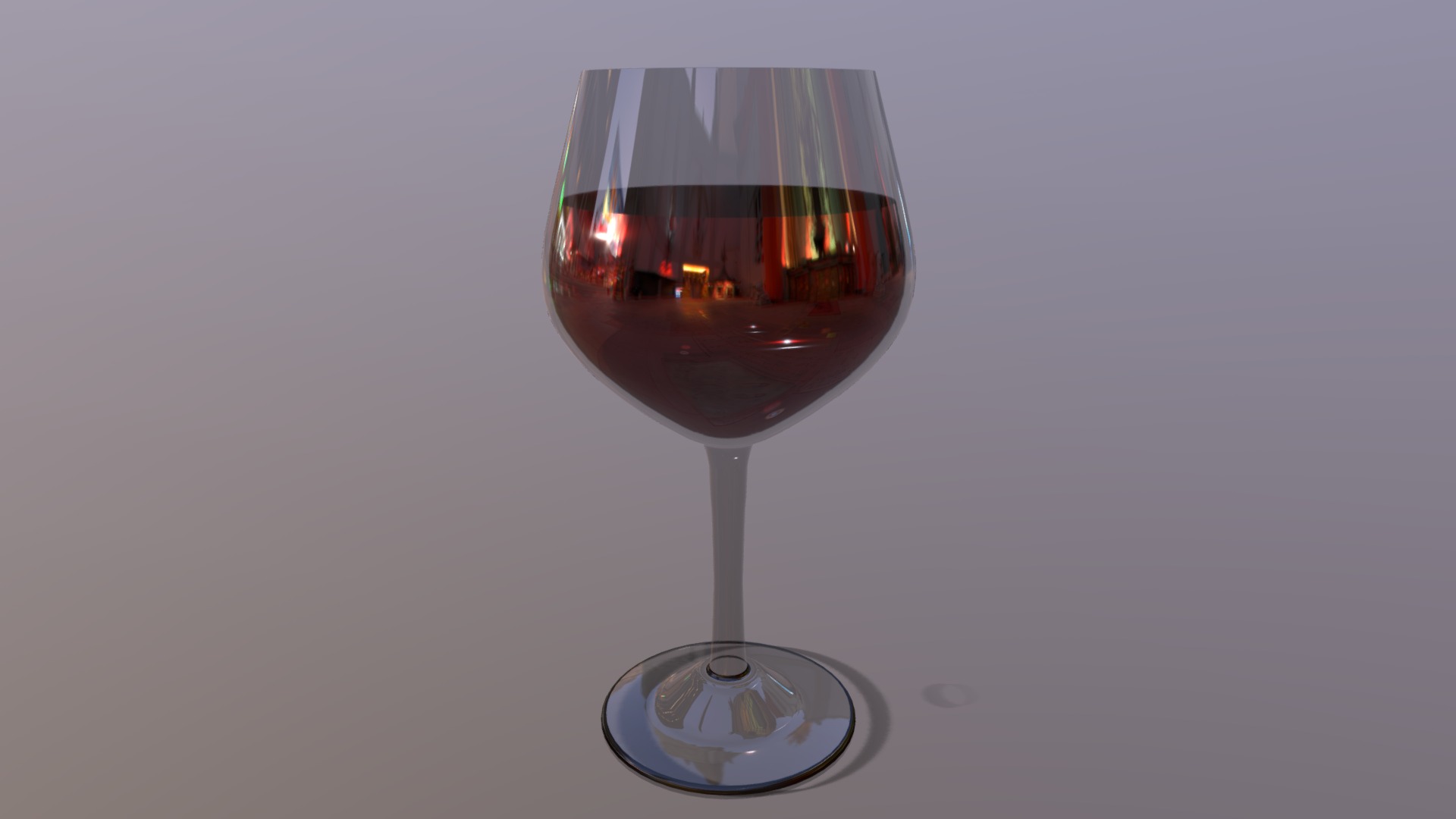 3D model Wineglass - This is a 3D model of the Wineglass. The 3D model is about a glass of wine.