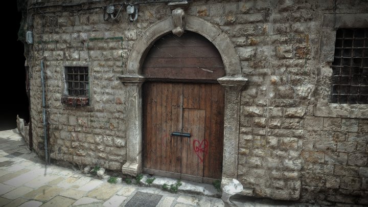 Italy, Matera, Old door – Modello 3D gratuito STL