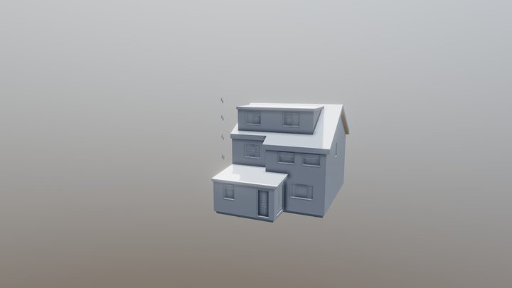 suburban family house 3D Model
