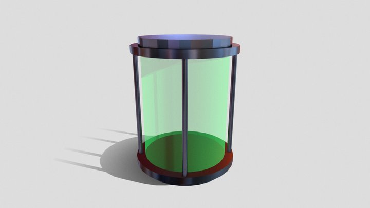 Alien Prison (sci-fi) 3D Model