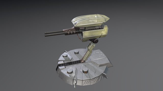 Turret 3D Model