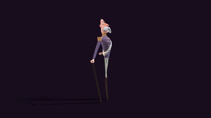 Character Sculpt - portrait man 3D Model