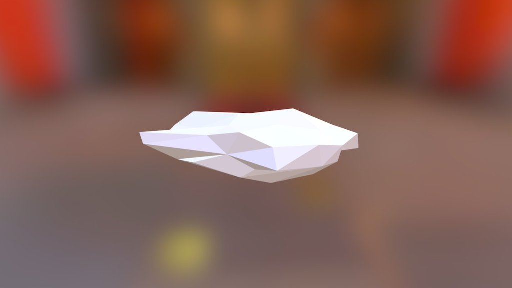 Low Poly Storm Cloud