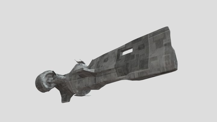 ALIENS USS SULACO James Cameron design - test 3D Model
