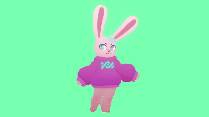 Cool bunny 3D Model