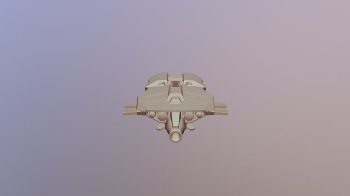 Gunship V003 3D Model
