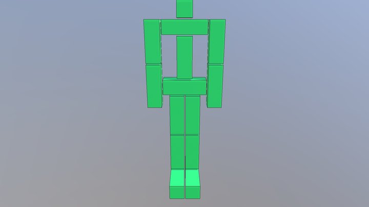 кубоид женщина 3D Model