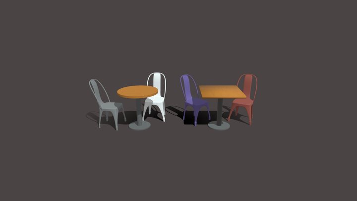 Coffee Furniture 3D Model