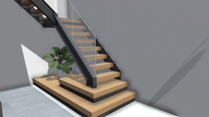 005620 Chester Closed String - I beam detail 3D Model