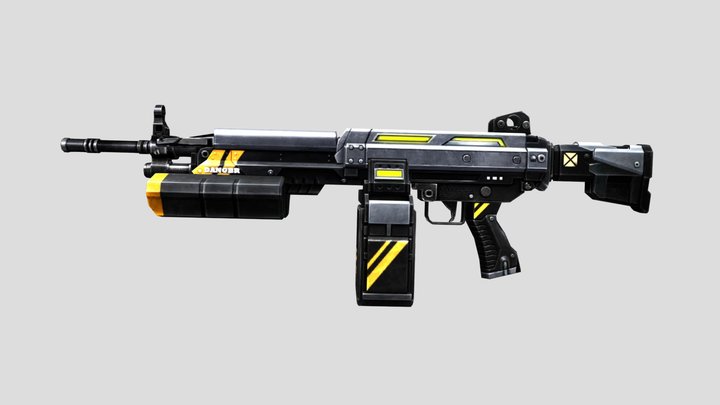 M249 Rocket – Modello 3D gratuito STL