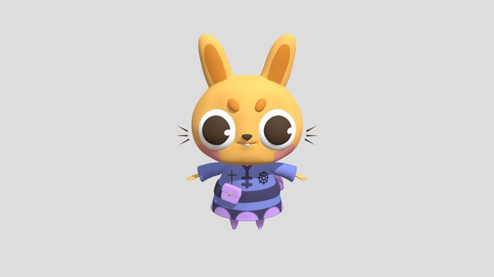 Dhamma bunny 3D Model