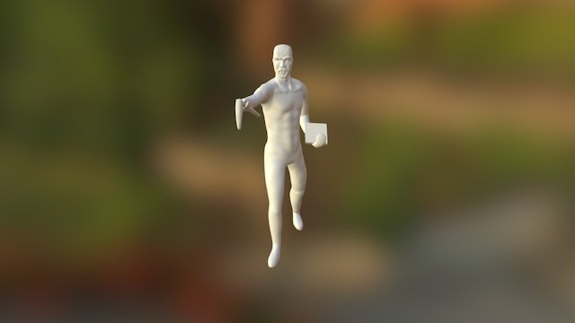Male Figure Posed 3D Model