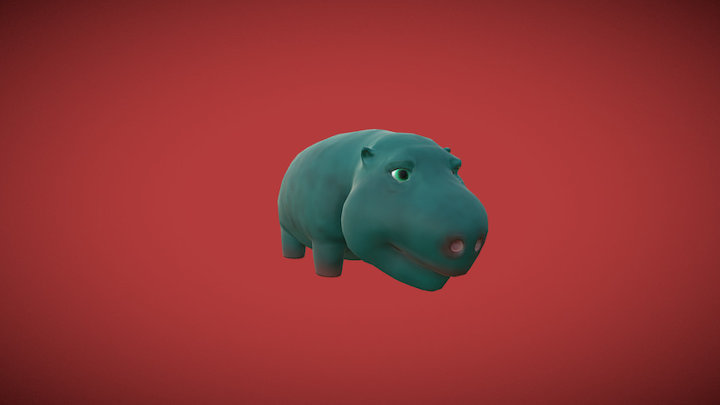 Hippo 3D Model
