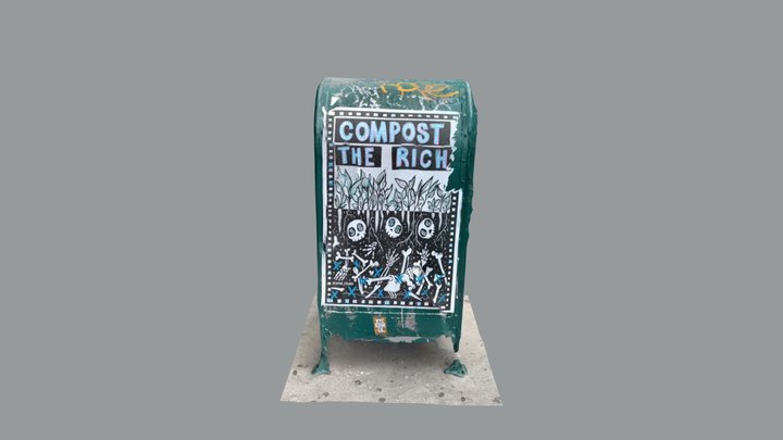 NYC Mailbox 3D Model