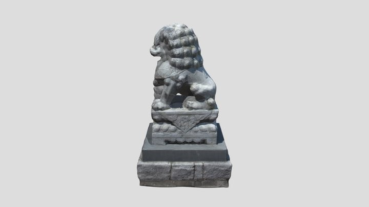 Crab park lion low OPT 3D Model