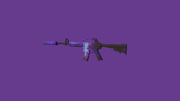 M4A1_S | Time Rupture (NEW) 3D Model