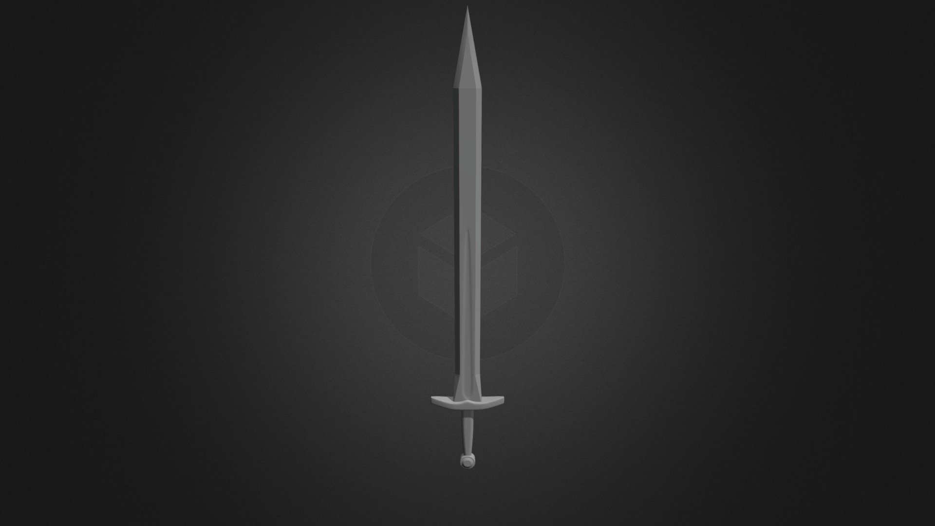 Knight Sword High Poly1