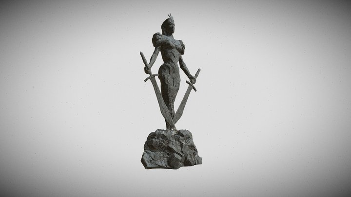 Large scale statue 05 3D Model