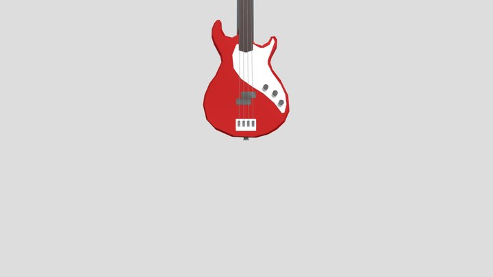Bass Guitaar 3D Model