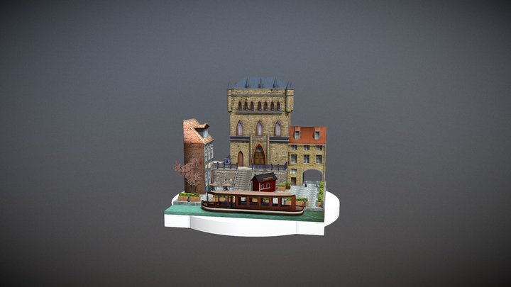 Cityscene 3D Model