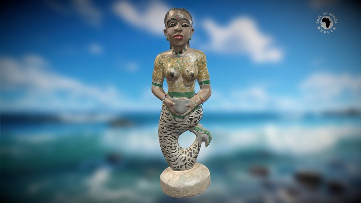Mami Wata from Togo 3D Model