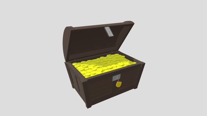 Treasure Chest 3D Model