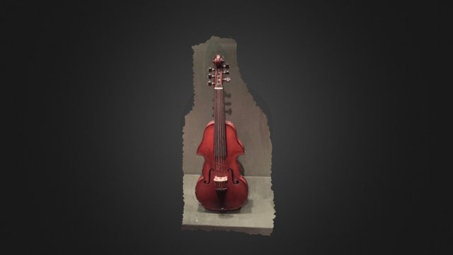 Viola d'amore 3D Model