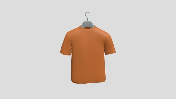 t-shirt_on_hanger 3D Model