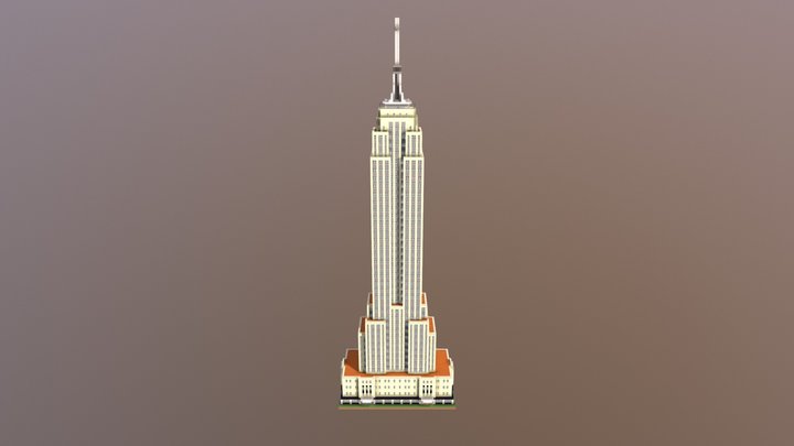 Landmark City Empire State Building 3D Model
