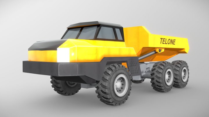 RL3000 Dumper Truck 3D Model