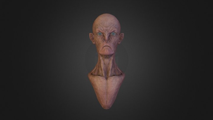 monster Head_LOW 3D Model