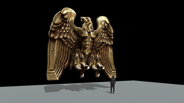 Showcase - Eagle Man-O-War 3D Model