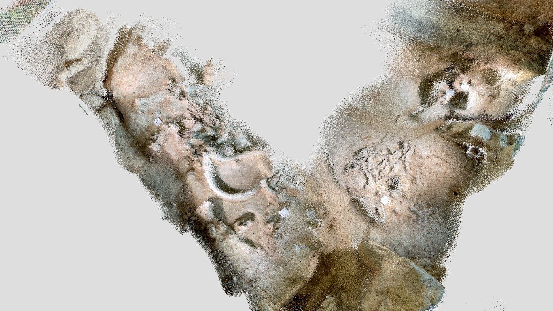 Mammoth Skeletons Archaeological Excavation — Sketchfab embed 3D viewer