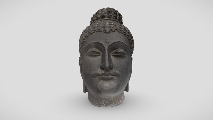 Head of Buddha 3D Model
