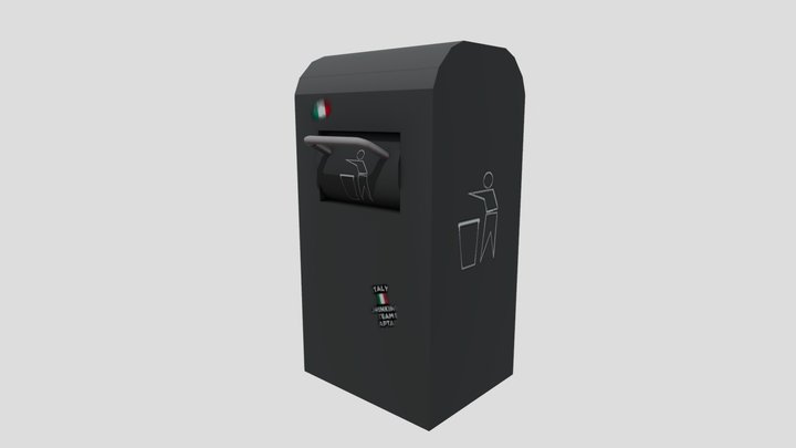 Trash Bin 3D Model