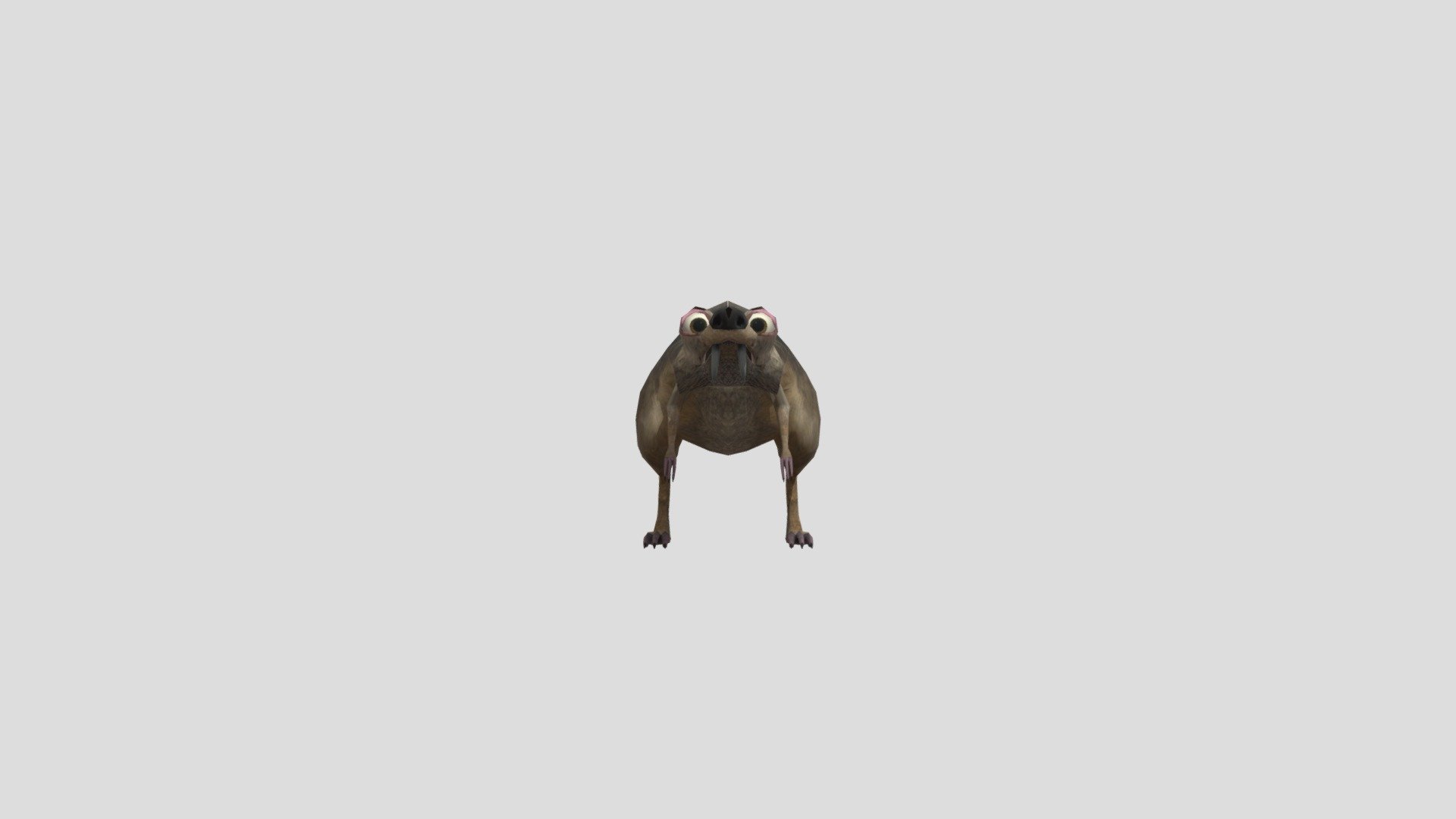 Scrat (Ice Age 2 APAE Jataizinho 19-12-2018) - Download Free 3D model ...