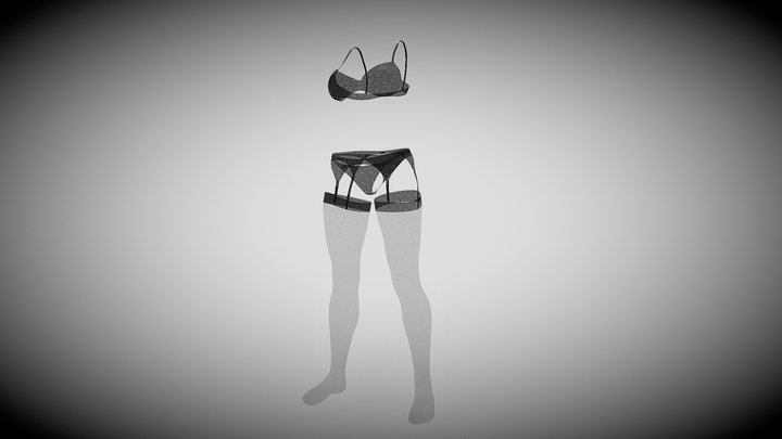 undies (lingerie) LP 3D Model