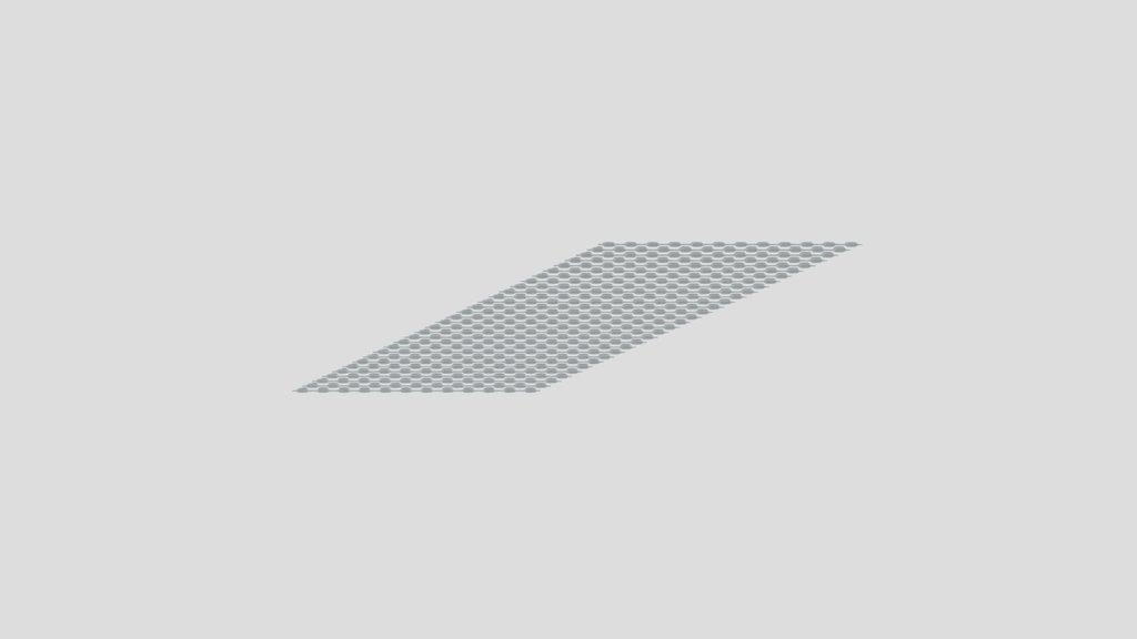 Car Grille Hexagonal Pattern Filled Pl