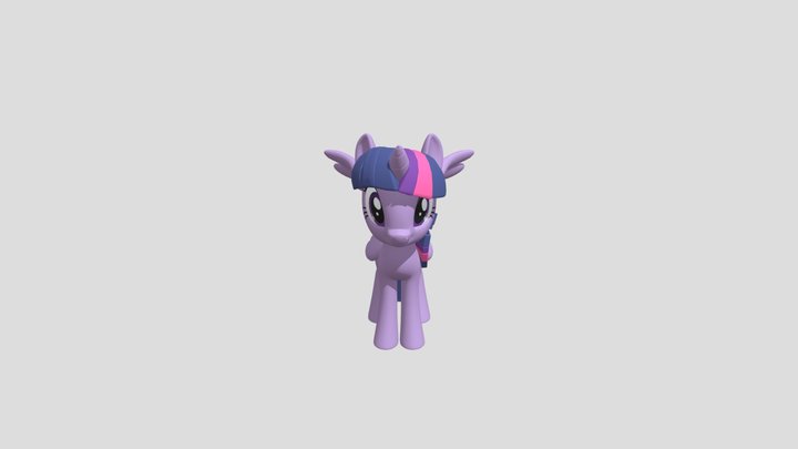 G4 Twilight Sparkle 3D Model