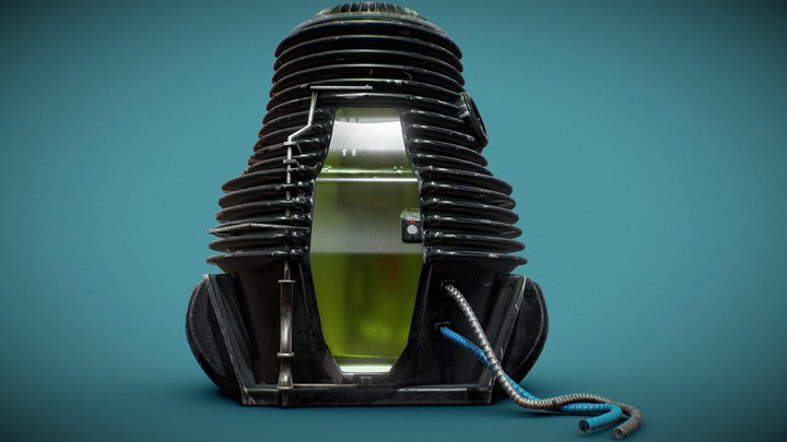 The Fly - Teleportation Machine 3D Model