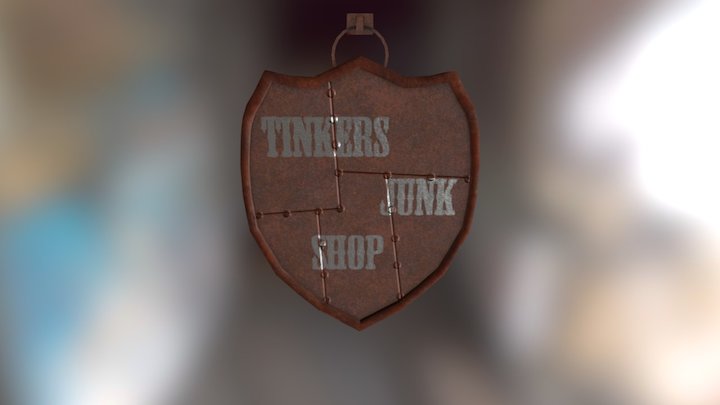 Tinkers Junk Shop Sheild 3D Model