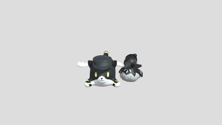 N and uzi Plush- murder drones 3D Model