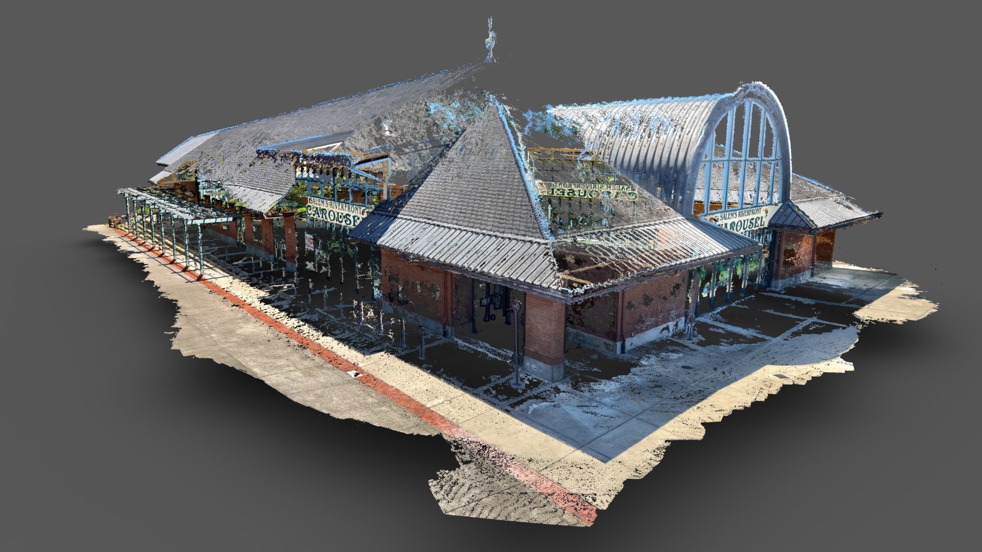 Salem S Riverfront Carousel Building 3d Model By Everypoint Ca2fdcf