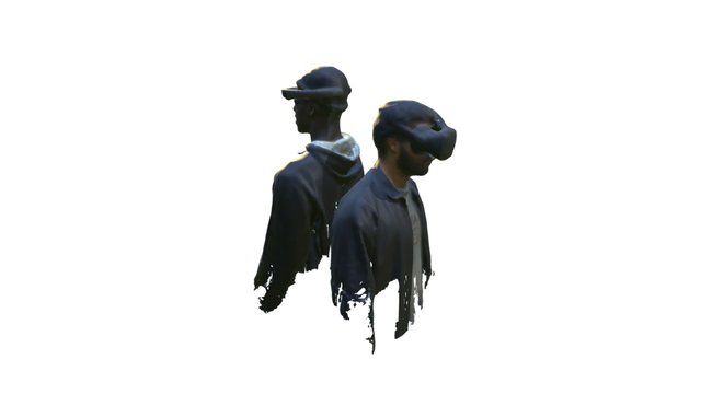 Structure Scan of Lab Fellows in VR Headsets 3D Model